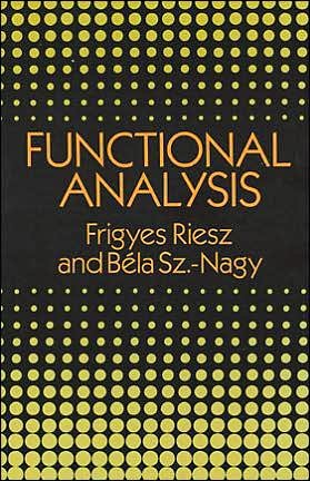 Cover for Frigyes Riesz · Functional Analysis - Dover Books on Mathema 1.4tics (Paperback Book) (2003)