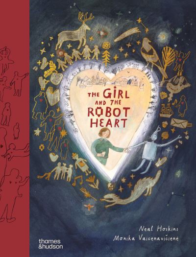 Cover for Neal Hoskins · The Girl and the Robot Heart (Inbunden Bok) (2024)