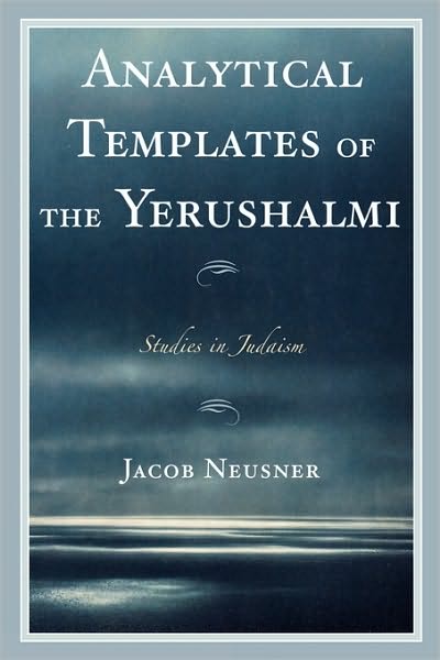 Cover for Jacob Neusner · Analytical Templates of the Yerushalmi - Studies in Judaism (Pocketbok) (2008)