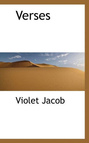 Cover for Violet Jacob · Verses (Paperback Book) (2009)