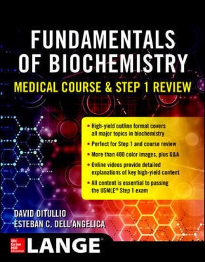 Cover for David DiTullio · Fundamentals of Biochemistry Medical Course and Step 1 Review (Pocketbok) [Ed edition] (2019)
