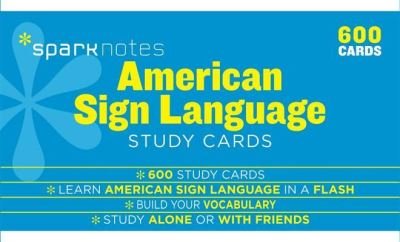 Cover for SparkNotes · American Sign Language SparkNotes Study Cards (Cards) (2016)