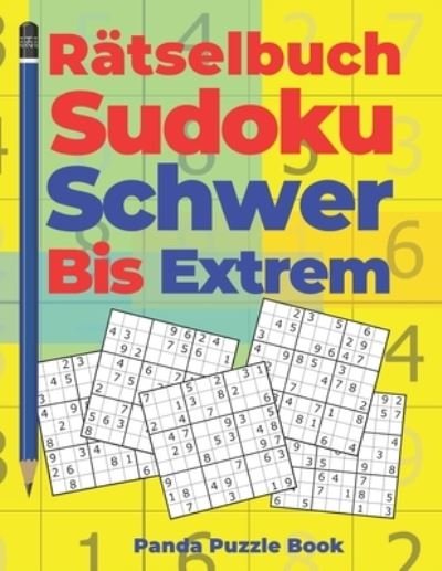 Cover for Panda Puzzle Book · Ratselbuch Sudoku Schwer Bis Extrem (Paperback Book) (2019)