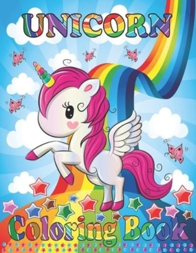 Cover for Rainbow · Unicorn Coloring Book (Taschenbuch) (2018)