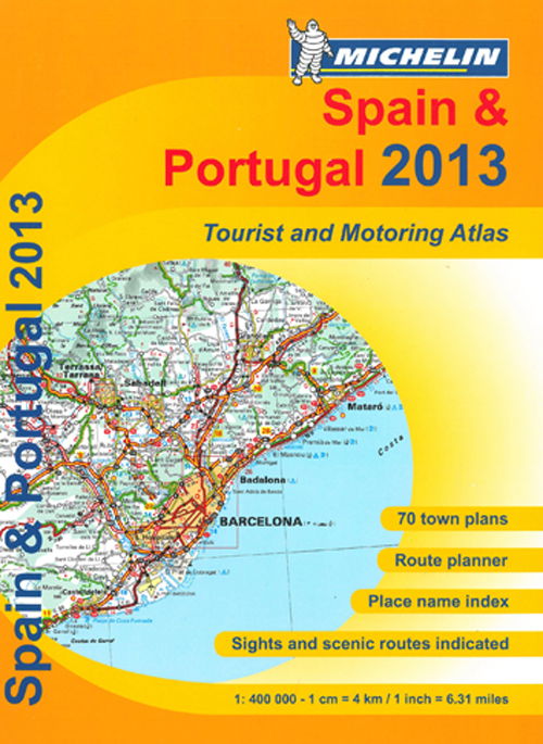 Michelin Tourist & Motoring Atlas: Spain & Portugal 2013 - Norstedts - Kirjat - Michelin - 9782067184893 - perjantai 11. tammikuuta 2013