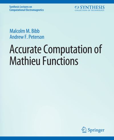 Cover for Andrew Peterson · Accurate Computation of Mathieu Functions (Book) (2013)