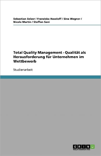 Cover for Selzer · Total Quality Management - Quali (Book) [German edition] (2007)