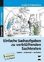 Cover for Susanne Riesselmann · Einfache Sachaufgaben zu verblüffenden Sachtexten (Paperback Bog) (2009)