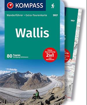 Cover for Wolfgang Heitzmann · KOMPASS Wanderführer Wallis, 80 Touren (Bok) (2023)