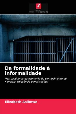 Cover for Elizabeth Asiimwe · Da formalidade a informalidade (Paperback Book) (2021)