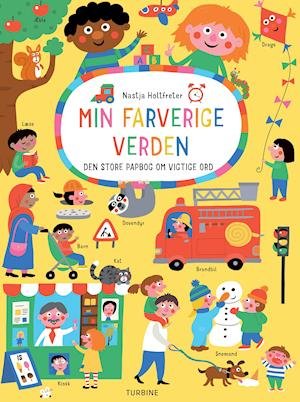 Cover for Nastja Holtfreter · Min farverige verden (Cardboard Book) [1º edição] (2021)