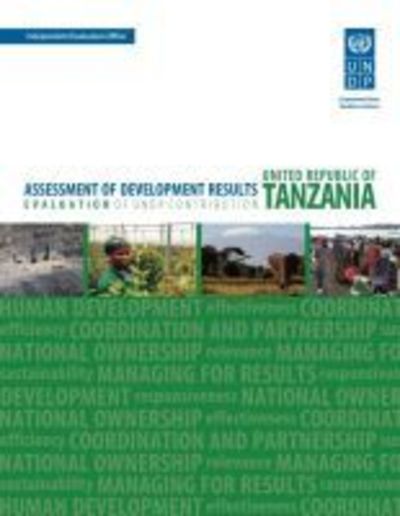 Cover for United Nations Development Programme · Assessment of Development Results - Tanzania (Paperback Book) (2015)