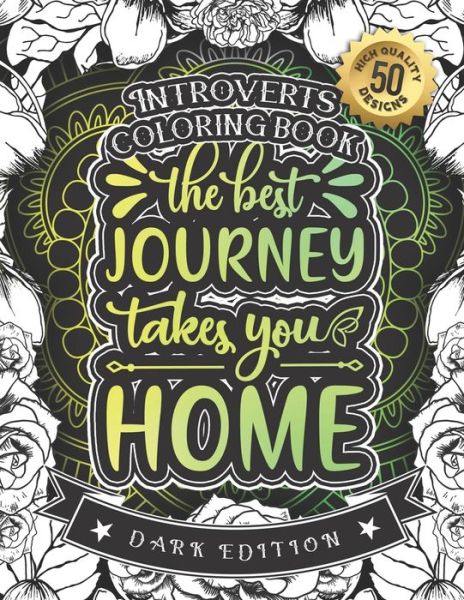 Cover for Snarky Adult Coloring Books · Introverts Coloring Book (Paperback Book) (2020)