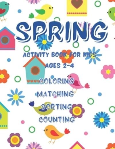 Cover for Lubawi · Spring Activity Book For Kids (Pocketbok) (2021)