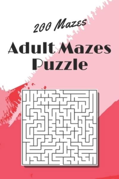Cover for Paul Klein · Adult Mazes Puzzle (Taschenbuch) (2020)