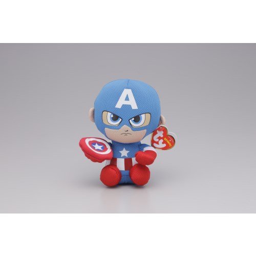 Captain America Marvel Beanie Babie - Marvel: Ty - Bøger - TY UK LTD - 0008421411894 - 