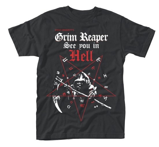 Cover for Grim Reaper · See You in Hell (Variant) (Bekleidung) [size M] [Black edition] (2016)