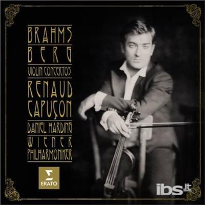 Cover for Capucon,renaud / Harding,daniel · Brahms Berg: Violin Concertos (CD) (2012)