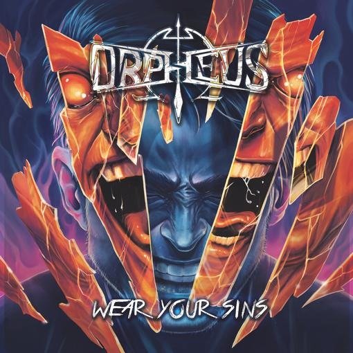 Cover for Orpheus Omega · Wear Your Sins (Limited Orange with Purple / Blue Splatter Coloured Vinyl) (LP) [Limited edition] (2019)