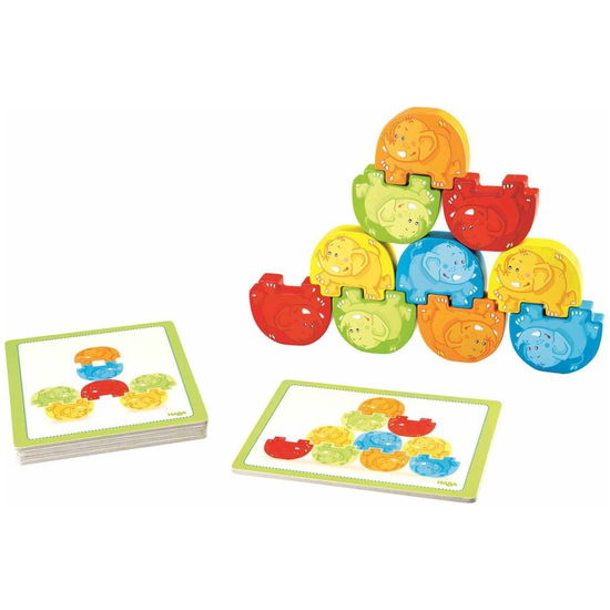 Speelgoed | Wooden Toys - Stapelspel Waggelfanten - Speelgoed | Wooden Toys - Merchandise - Haba - 4010168201894 - 