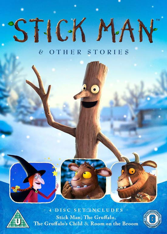 Stick Man / The Gruffalo / The Gruffalos Child / Room On The Broom DVD - Movie - Film - E1 - 5039036081894 - 16. oktober 2017