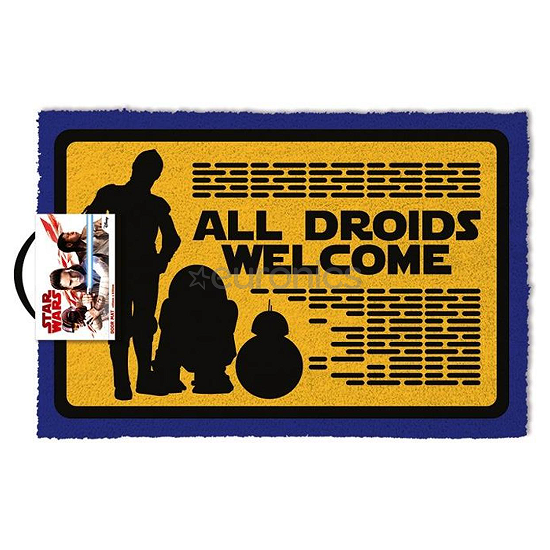 All Droids Welcome - Door Mat - Star Wars - Koopwaar - STAR WARS - 5050293850894 - 1 juli 2019