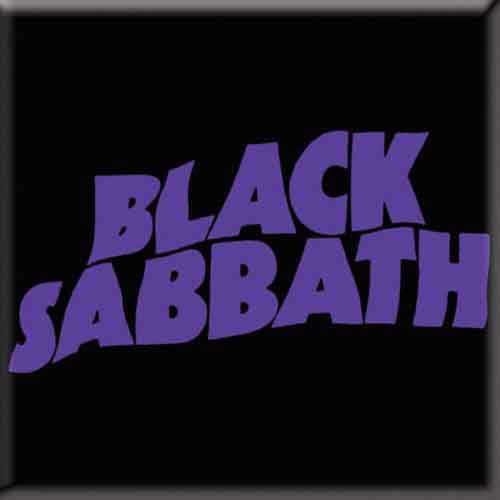 Black Sabbath Fridge Magnet: Wavy Logo - Black Sabbath - Produtos - Bravado - 5055295356894 - 17 de outubro de 2014