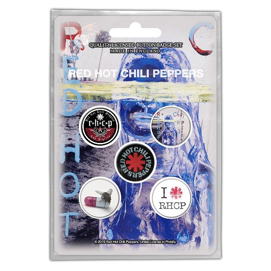 Red Hot Chili Peppers Button Badge Pack: By The Way (Retail Pack) - Red Hot Chili Peppers - Merchandise - ROCKOFF - 5055339795894 - October 28, 2019