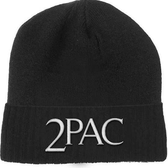 Tupac Unisex Beanie Hat: Logo - Tupac - Gadżety -  - 5056561016894 - 