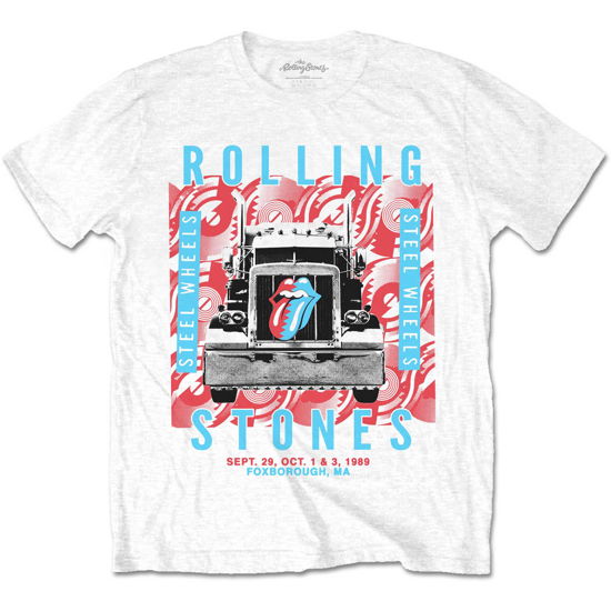 The Rolling Stones Unisex T-Shirt: Steel Wheels - The Rolling Stones - Merchandise -  - 5056561045894 - 