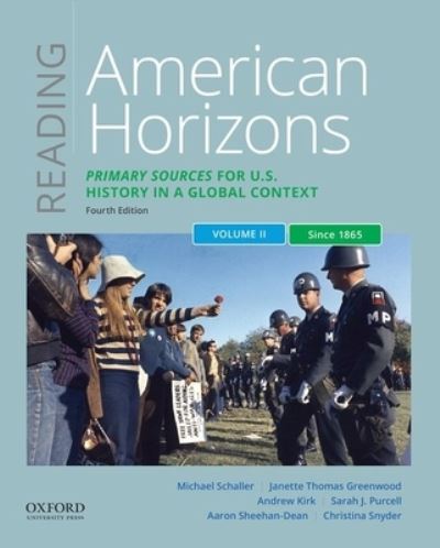 Cover for Michael Schaller · Reading American Horizons Primary Sources for U.S. History in a Global Context (Book) (2020)