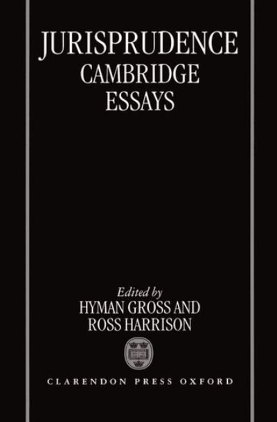 Cover for Hyman Gross · Jurisprudence: Cambridge Essays (Hardcover Book) (1992)