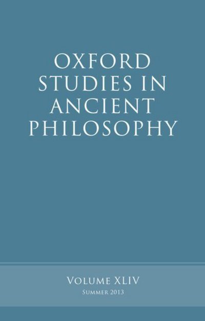 Cover for Brad Inwood · Oxford Studies in Ancient Philosophy, Volume 44 - Oxford Studies in Ancient Philosophy (Paperback Book) (2013)