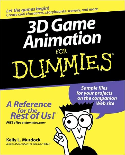 Cover for Murdock, Kelly L. (Tulip Multimedia, Spanish Fork, Utah) · 3D Game Animation For Dummies (Taschenbuch) (2005)