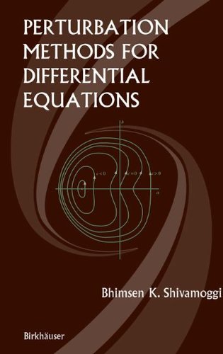 Cover for Bhimsen K. Shivamoggi · Perturbation Methods for Differential Equations (Hardcover Book) (2002)