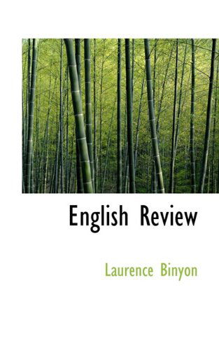 Cover for Laurence Binyon · English Review (Paperback Book) (2009)