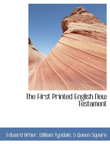 Cover for William Tyndale · The First Printed English New Testament (Paperback Bog) (2010)