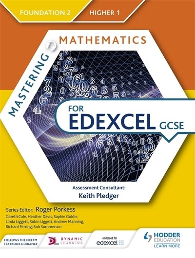 Cover for Gareth Cole · Mastering Mathematics for Edexcel GCSE: Foundation 2/Higher 1 - Mastering Mathematics for Edexcel GCSE (Paperback Book) (2015)