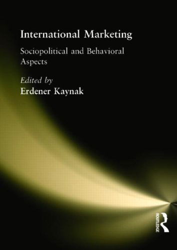 Cover for Erdener Kaynak · International Marketing: Sociopolitical and Behavioral Aspects (Pocketbok) (1996)