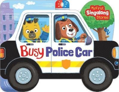 Cover for Holly Hall · Busy Police Car (Board book) (2022)