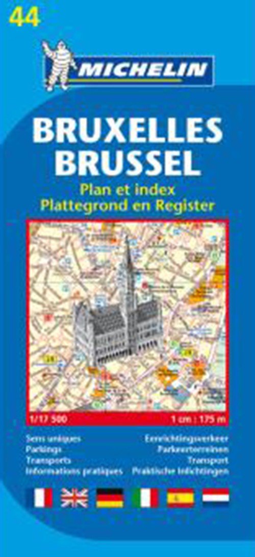 Cover for Michelin · Michelin City Plans: Bruxelles - Brussel (Hardcover Book) (2018)