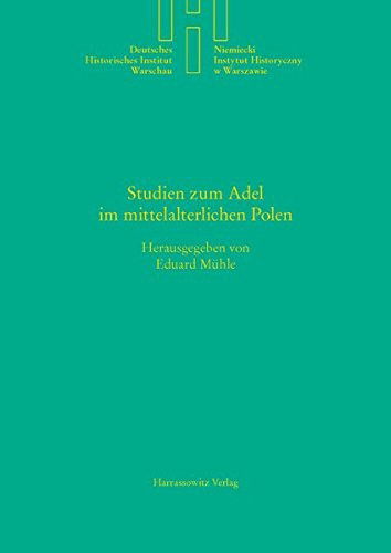 Cover for Eduard Mühle · Studien Zum Adel Im Mittelalterlichen Polen (Hardcover Book) (2012)