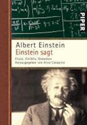 Cover for Albert Einstein · Piper.05089 Einstein.Einst.sagt (Book)