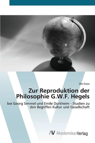 Cover for Goos · Zur Reproduktion der Philosophie G (Bog) (2012)