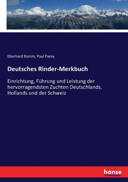 Cover for Ramm · Deutsches Rinder-Merkbuch (Book) (2016)