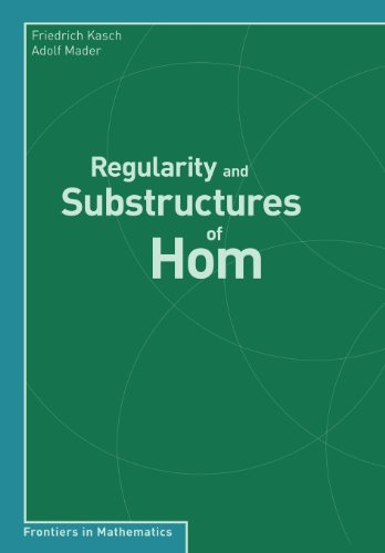 Regularity and Substructures of Hom - Frontiers in Mathematics - Friedrich Kasch - Livros - Birkhauser Verlag AG - 9783764399894 - 16 de janeiro de 2009