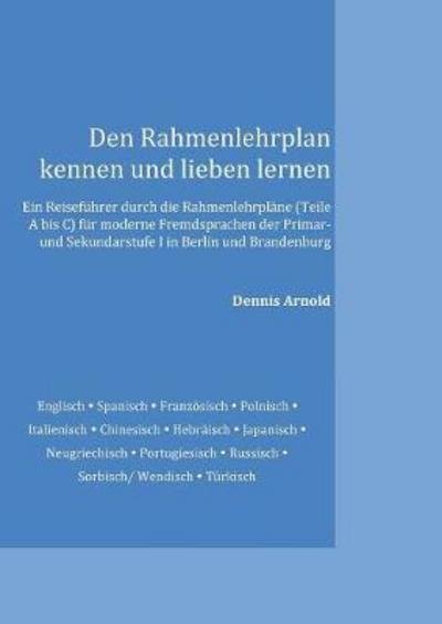 Cover for Arnold · Den Rahmenlehrplan kennen und li (Book) (2017)