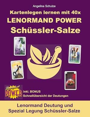 Cover for Angelina Schulze · Kartenlegen lernen mit 40x LENORMAND POWER Schüssler-Salze (Paperback Book) (2020)