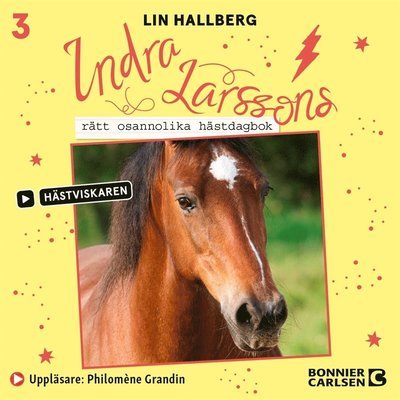 Cover for Lin Hallberg · Hästviskaren: Indra Larssons Rätt Osannolika Hästdagbok (Hörbuch (MP3)) (2020)