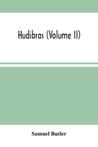 Cover for Samuel Butler · Hudibras (Volume Ii) (Paperback Book) (2021)